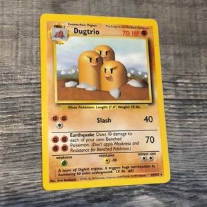 Dugtrio Pokémon Card